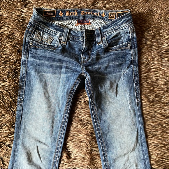 Rock Revival Flare Jeans Size 26 Inseam 32 - Picture 7 of 7